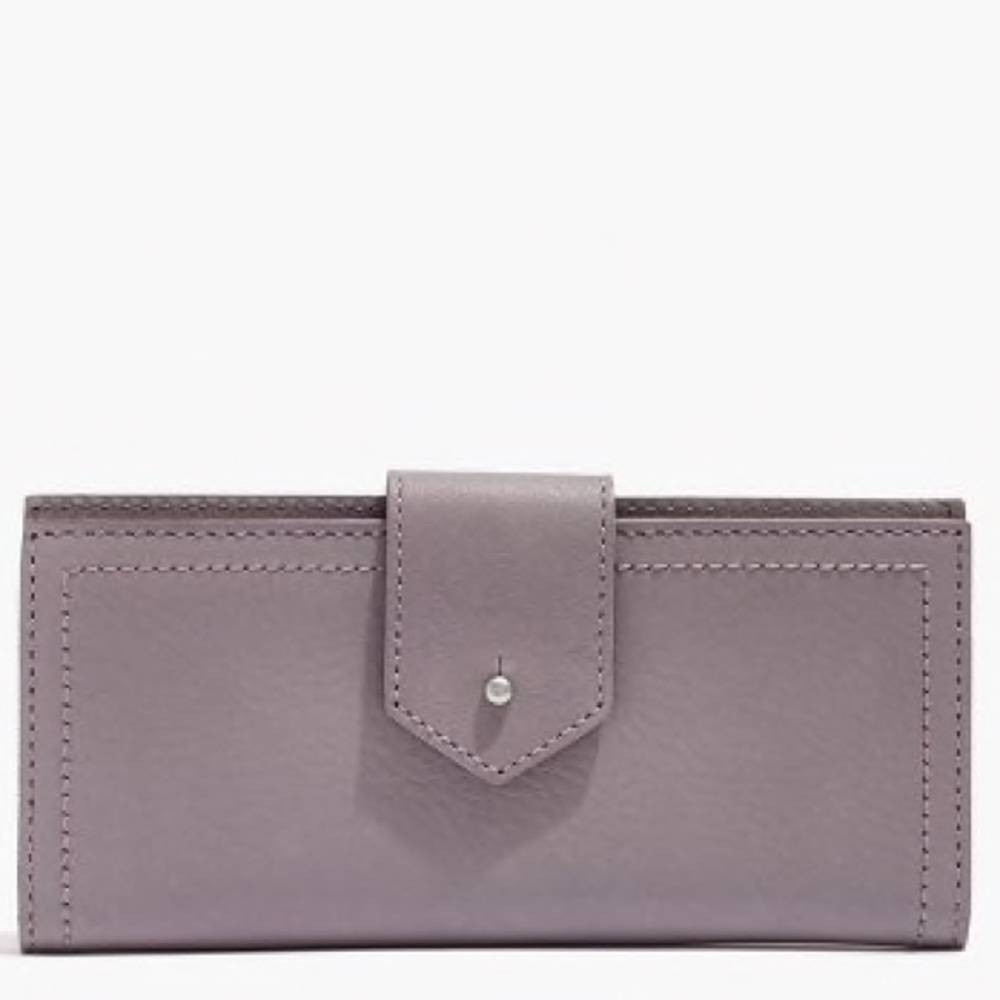 Madewell The Post Wallet in Violet Dusk